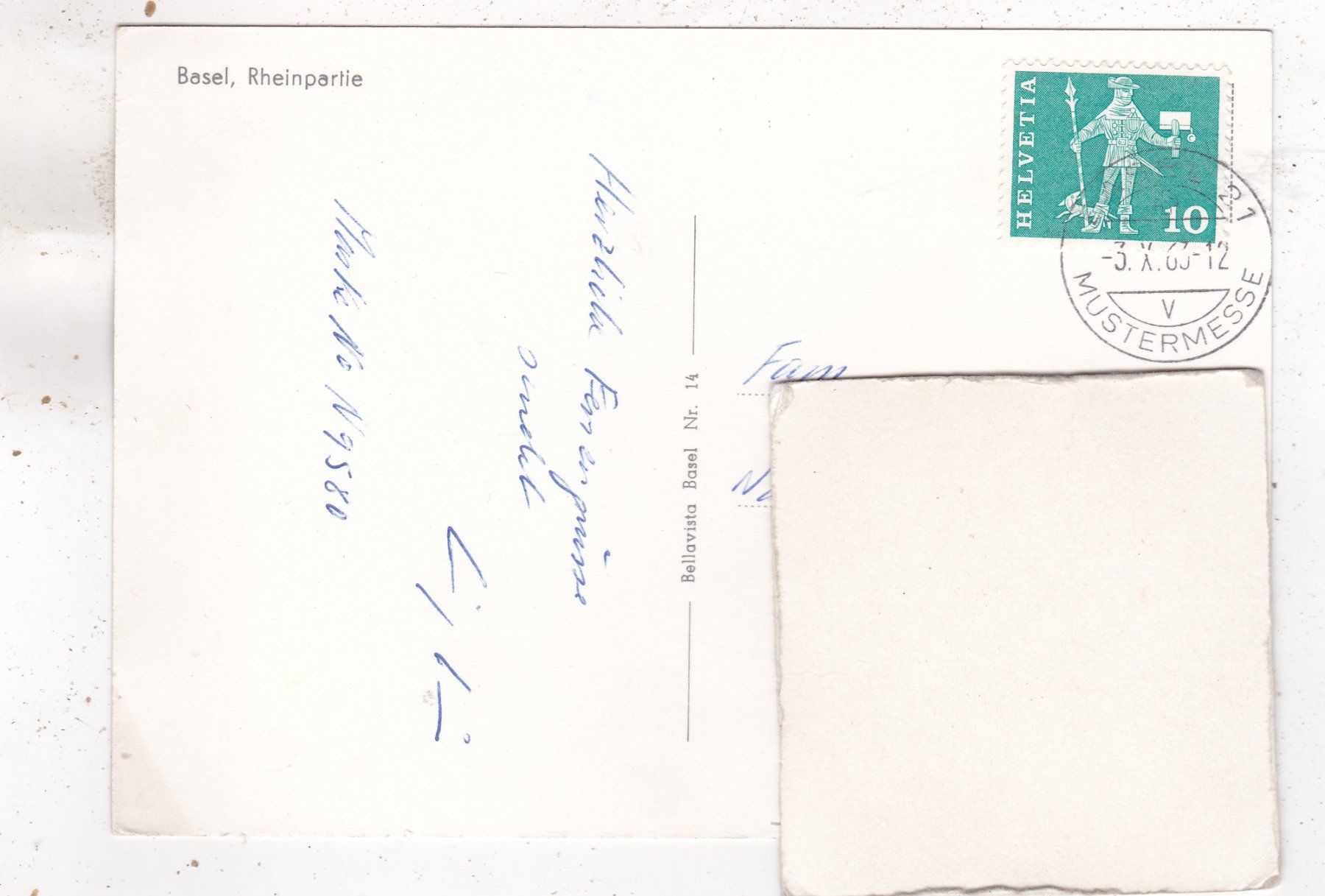 Cartoline postali: Basel Rheinpartie 1963 – Usato da Herisau venduto da Lisegrat2008 1