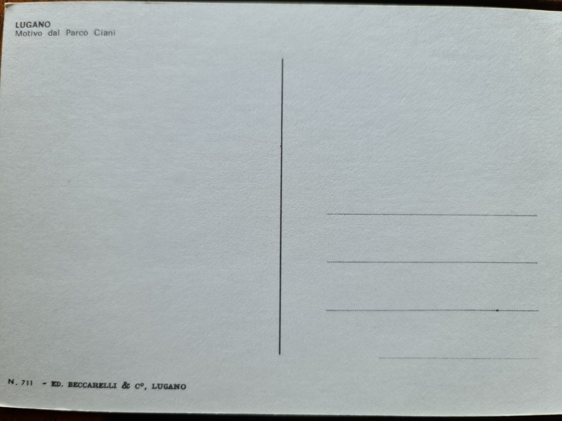 Cartoline postali: Ansichtskarte Lugano – Nuovo (secondo la descrizione) da Dintikon venduto da Vexi 1