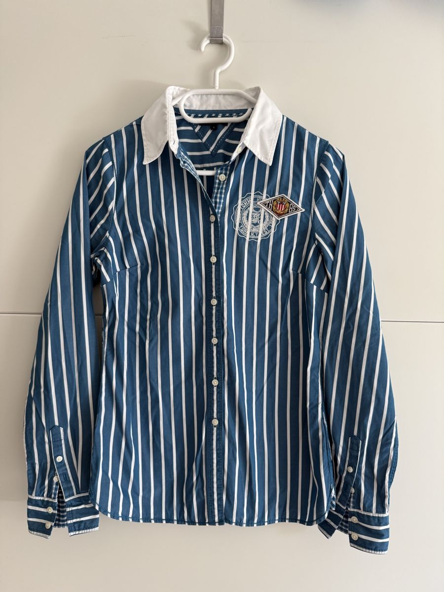 Tommy Hilfiger Camicette: Tommy hilfiger hemd gestreift – Usato da Zurich venduto da Alinecnicolet