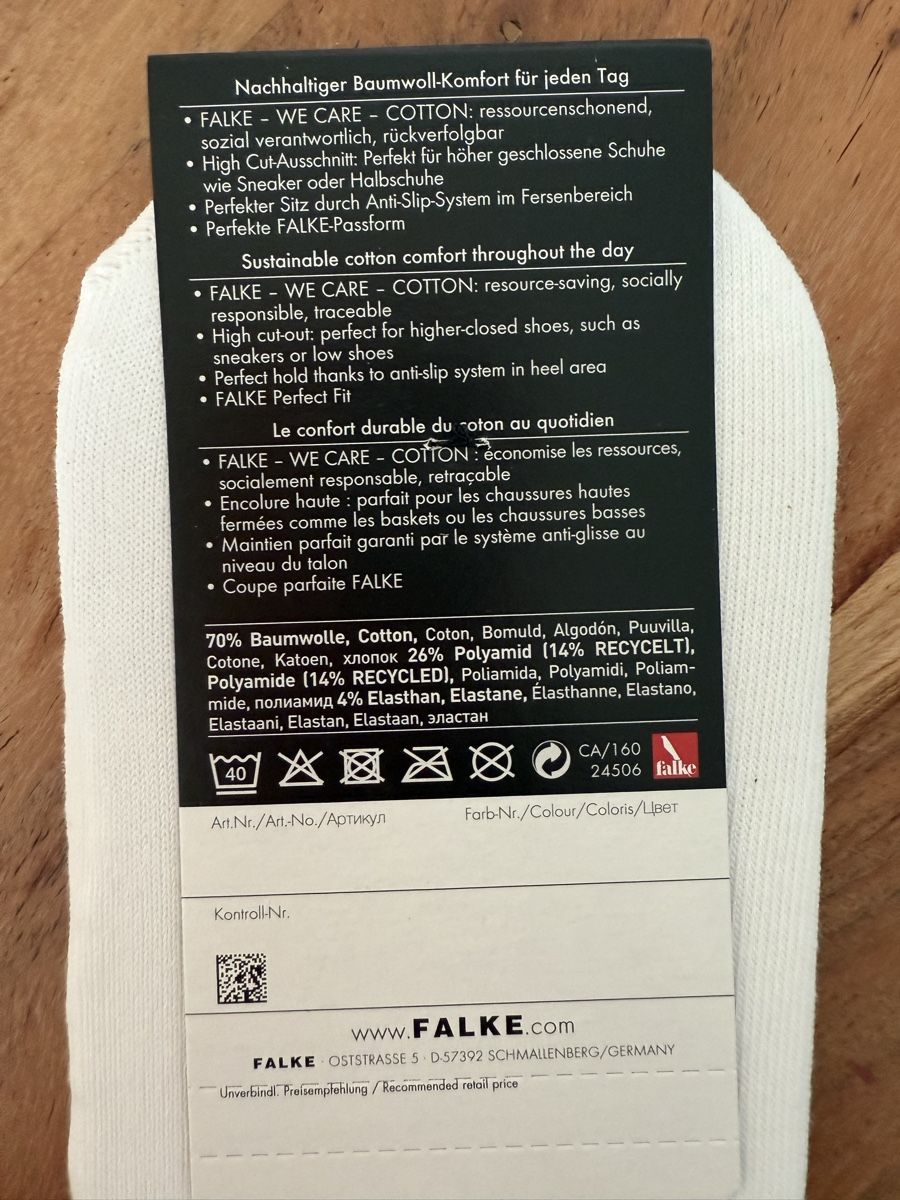 Falke Calze: Falke Step High Cut Invisible Socks – Nuovo e nell'imballaggio originale da Basel venduto da dar_ch4051 3