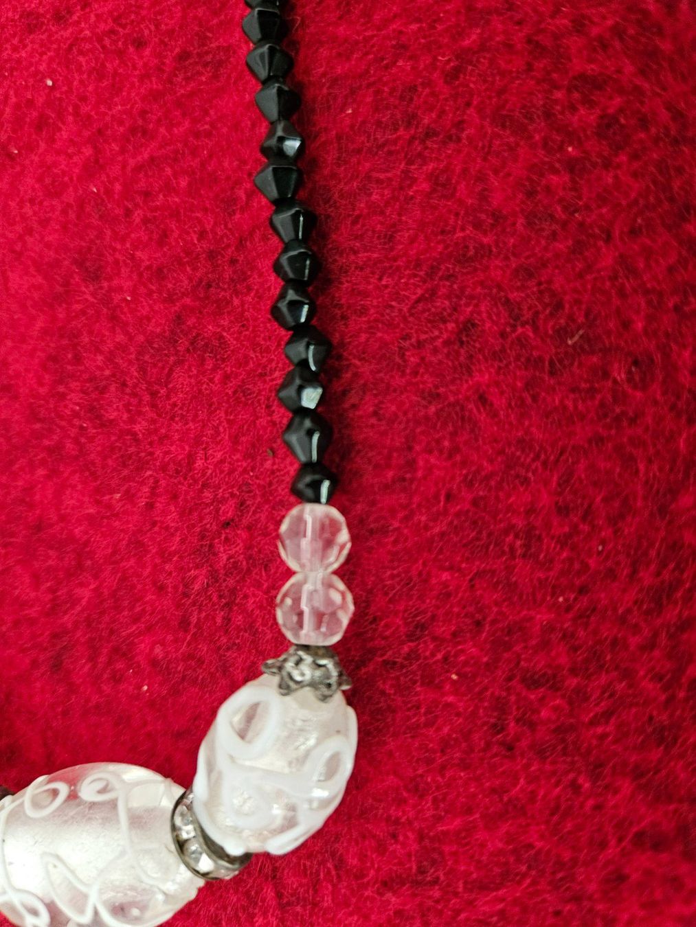 Ketten: Halskette transparent Perlen schwarz Modeschmuck – Neu (gemäss Beschreibung) aus Menziken von sura76 1