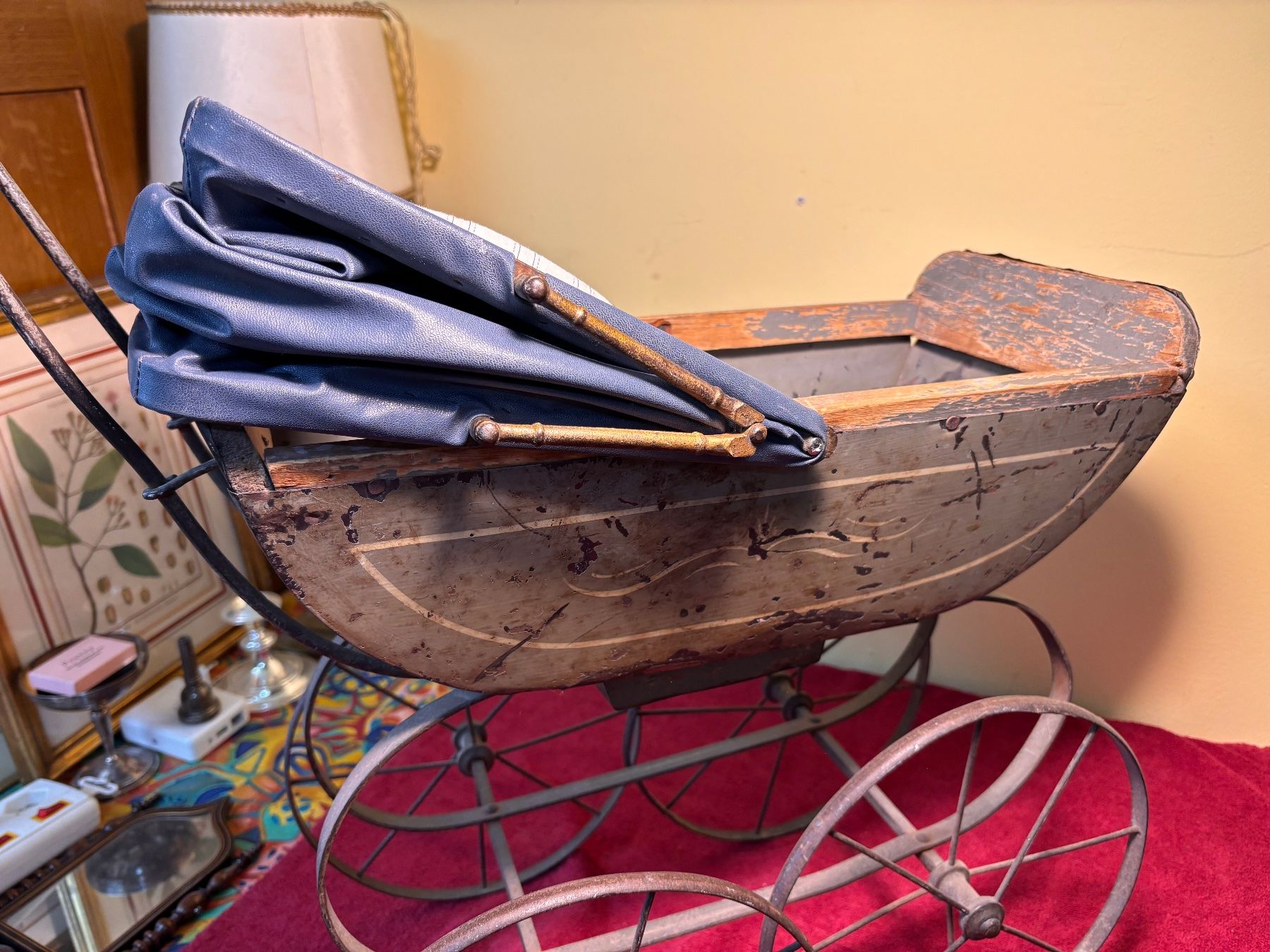 Carrozzine per bambole: antiker Puppenwagen Metall – Usato da Hindelbank venduto da brm_72zv 5