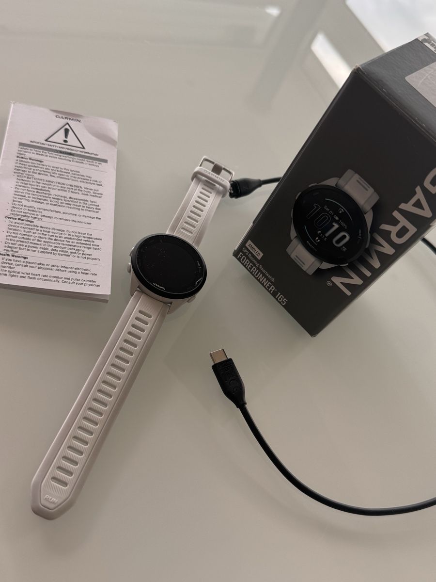 Garmin Smartwatch: hit; garmin forerunner 165, dunstgrau – Usato da sargans venduto da lnoa 2