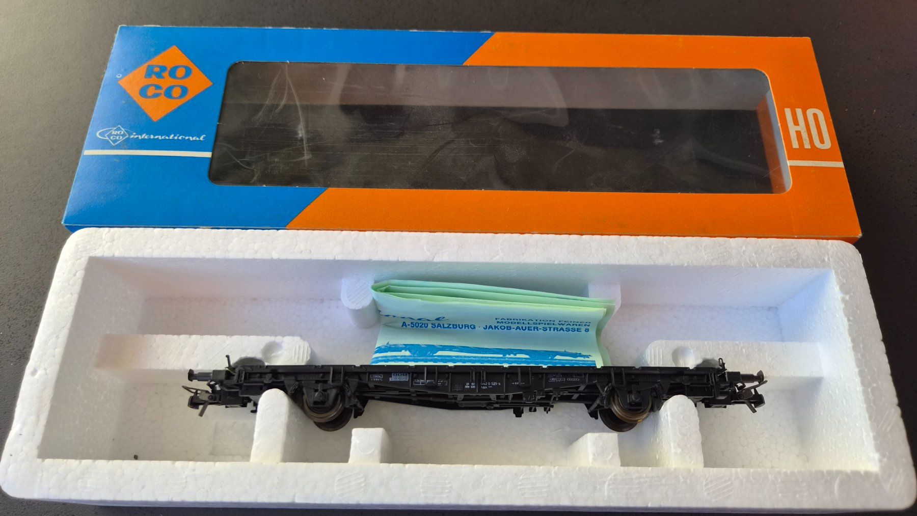 Roco Trains électriques: Roco 4318 Containerwagen H0 DC OVP – Neuf avec emballage d'origine à Huttwil par Tgv03 4