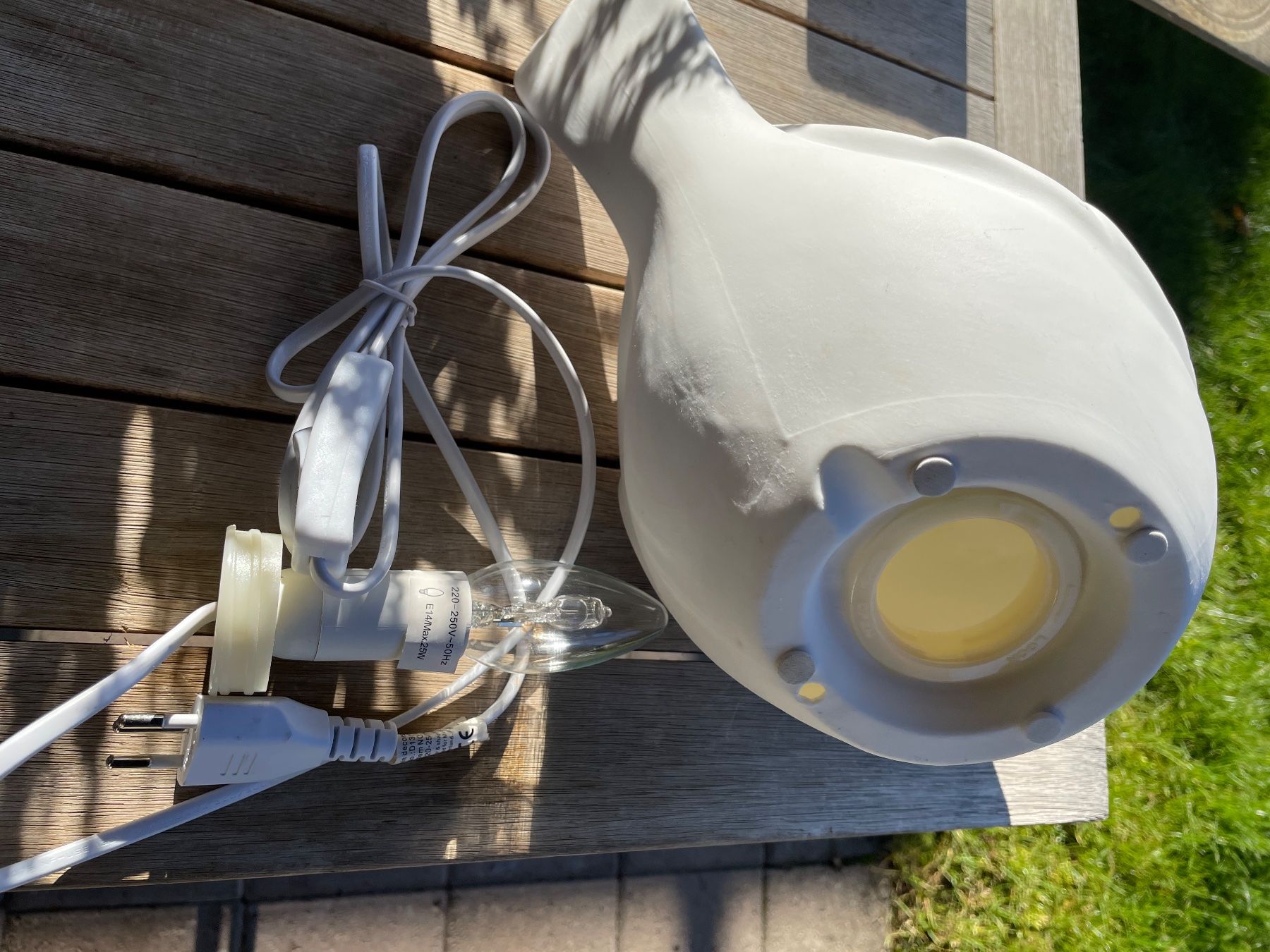 Lampade: Deko Vogel mit Licht Tisch Lampe – Nuovo (secondo la descrizione) da Bolligen venduto da Tarahumara 7