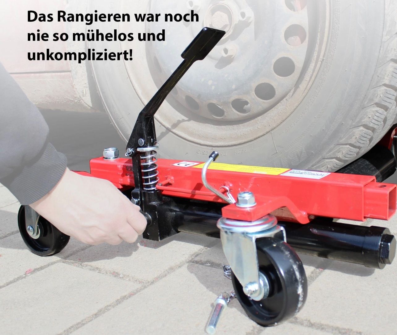 Alle Werkzeuge: 2x Rangierhilfe Wagenheber Rangierheber hydraul Rangierrolle – Neu und originalverpackt aus Amriswil von JaJa-Express 8