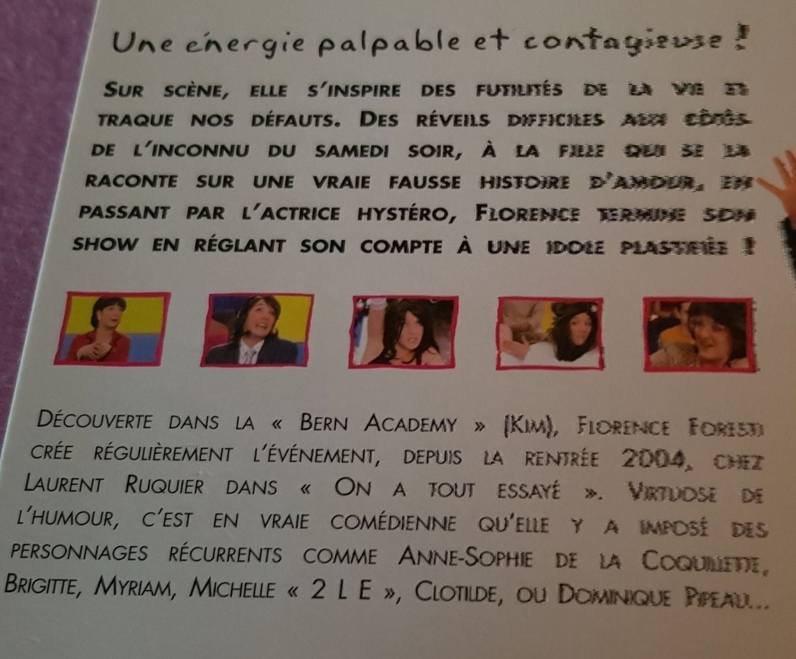 Tutti i DVDs: Florence Foresti DVD – Nuovo (secondo la descrizione) da Botyre (Ayent) venduto da Viperine 3