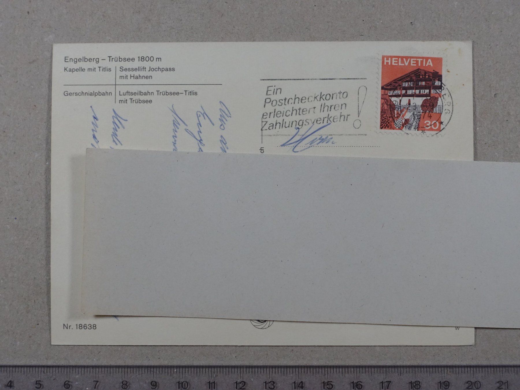 Cartes postales: Engelberg, Trübsee, 1974 – D'occasion à Lenzburg par fh1 1