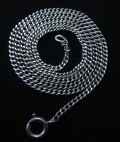 Silber 800 Panzer Halskette 56 cm / 2,25 mm