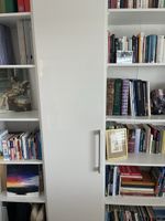 Ikea Pax Türen hochglanz weiss 50 x 236cm mit Metallgriffen