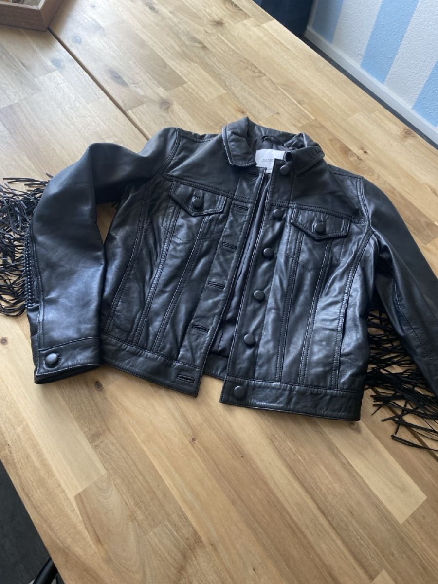 Mango Vestes: Echte Lederjacke von Mango – Neuf (Voir description) à Schwyz par rat-race