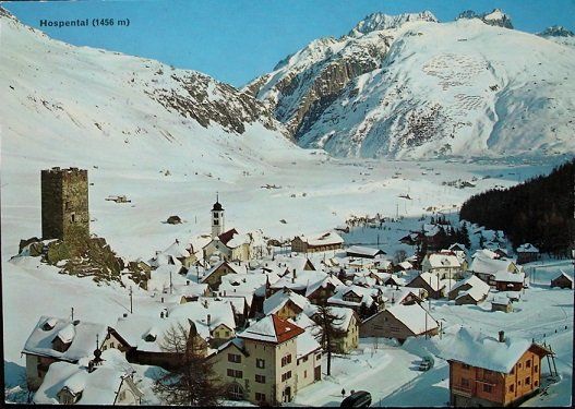 Cartoline postali: HOSPENTAL spez. Stempel Bahn Thalwil SBB – Usato da Jona venduto da philajona