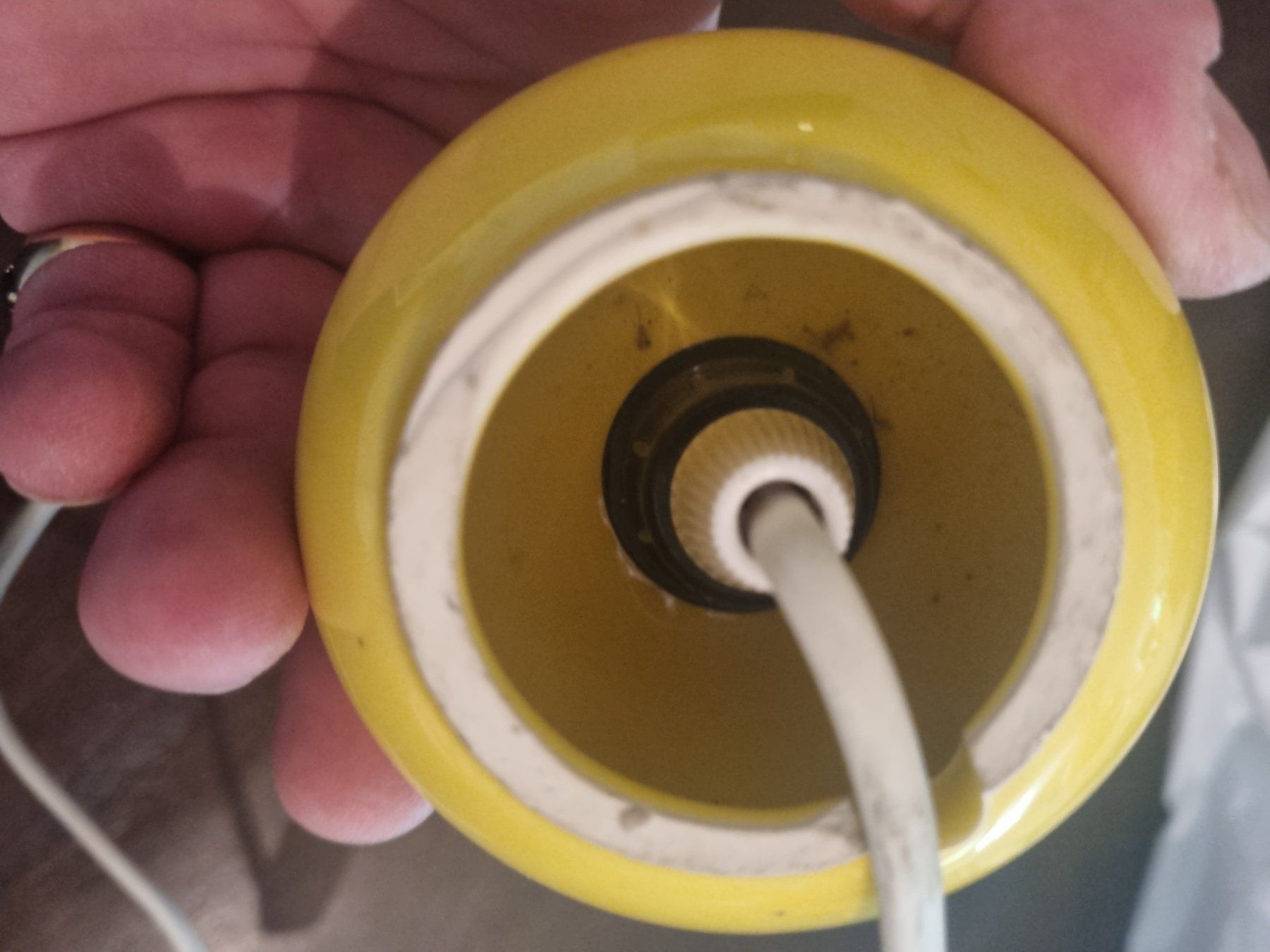 Lampade: Kleine Keramik Tischlampe – Usato da Basel venduto da Jcva 5