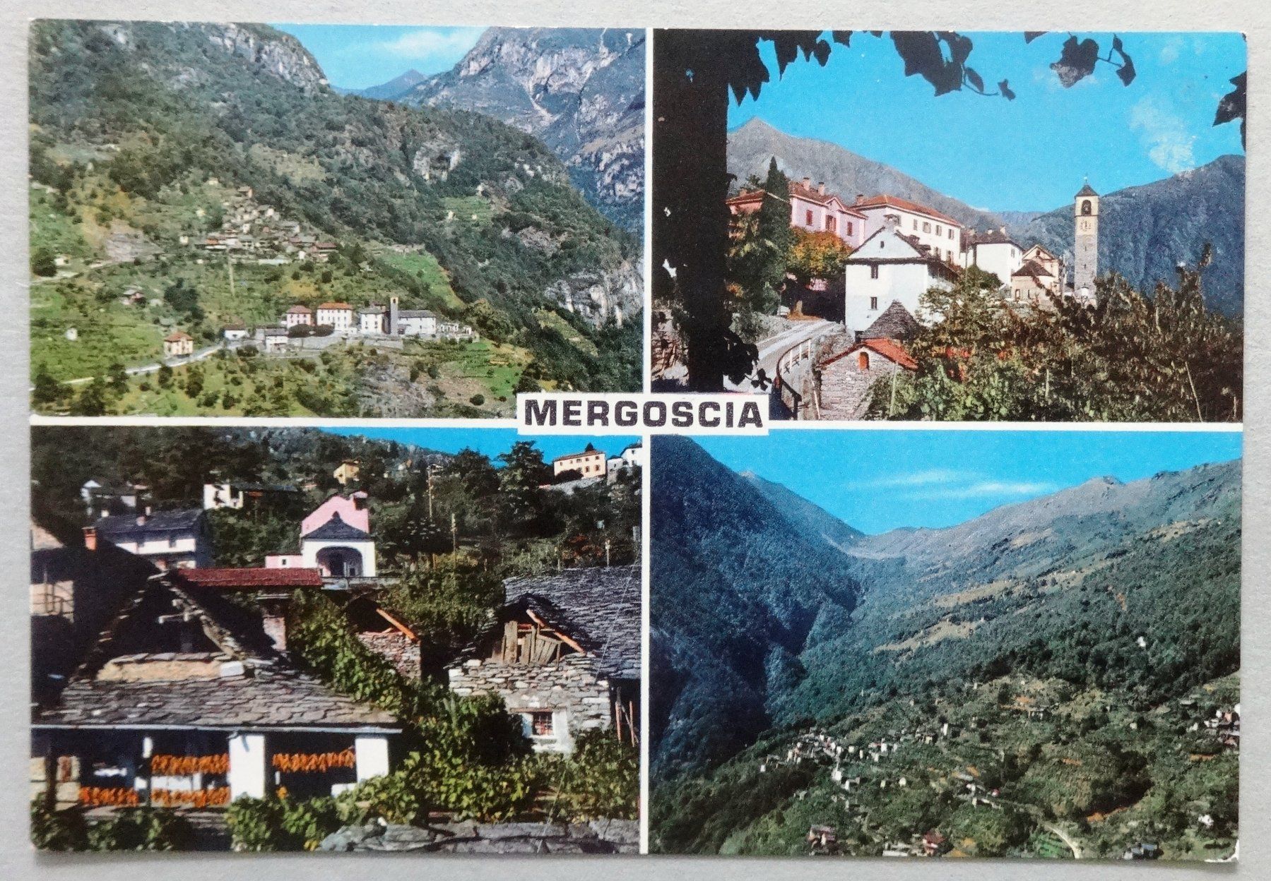 Cartoline postali: Mergoscia - Alt. 735 m s.m. – Usato da Fétigny venduto da Billy2miny