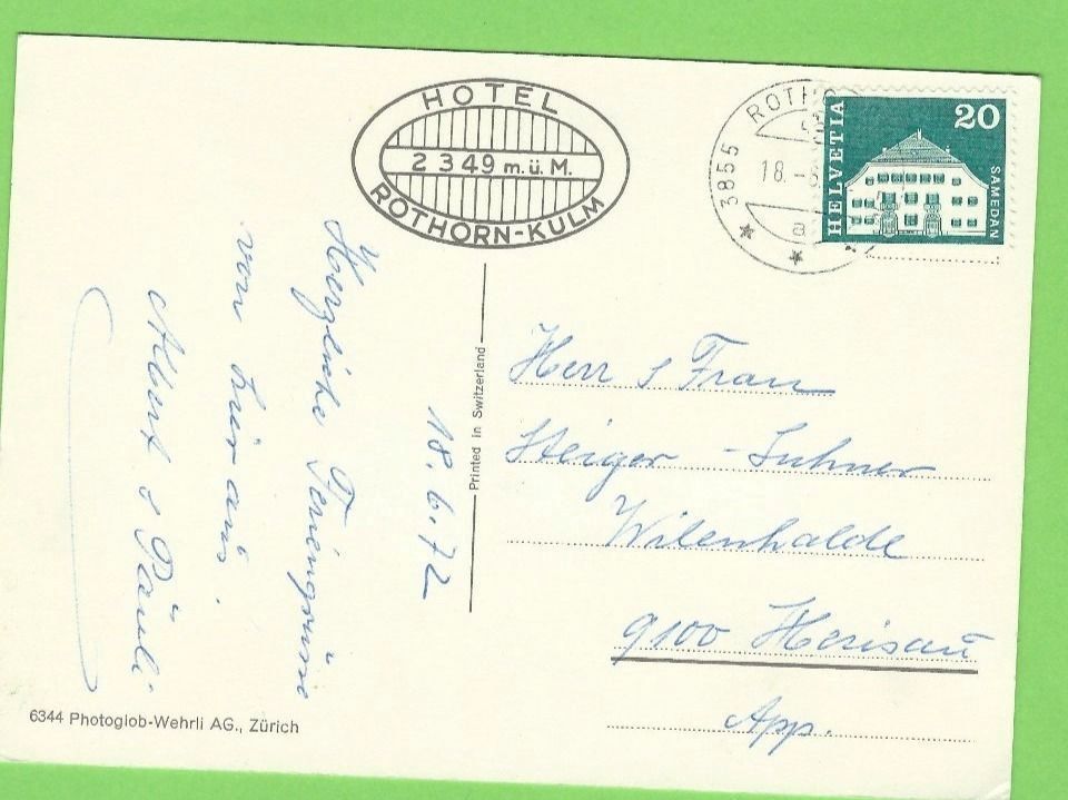 Cartoline postali: Brienz-Rothorn-Bahn – Usato da Zürich venduto da t24_de 1