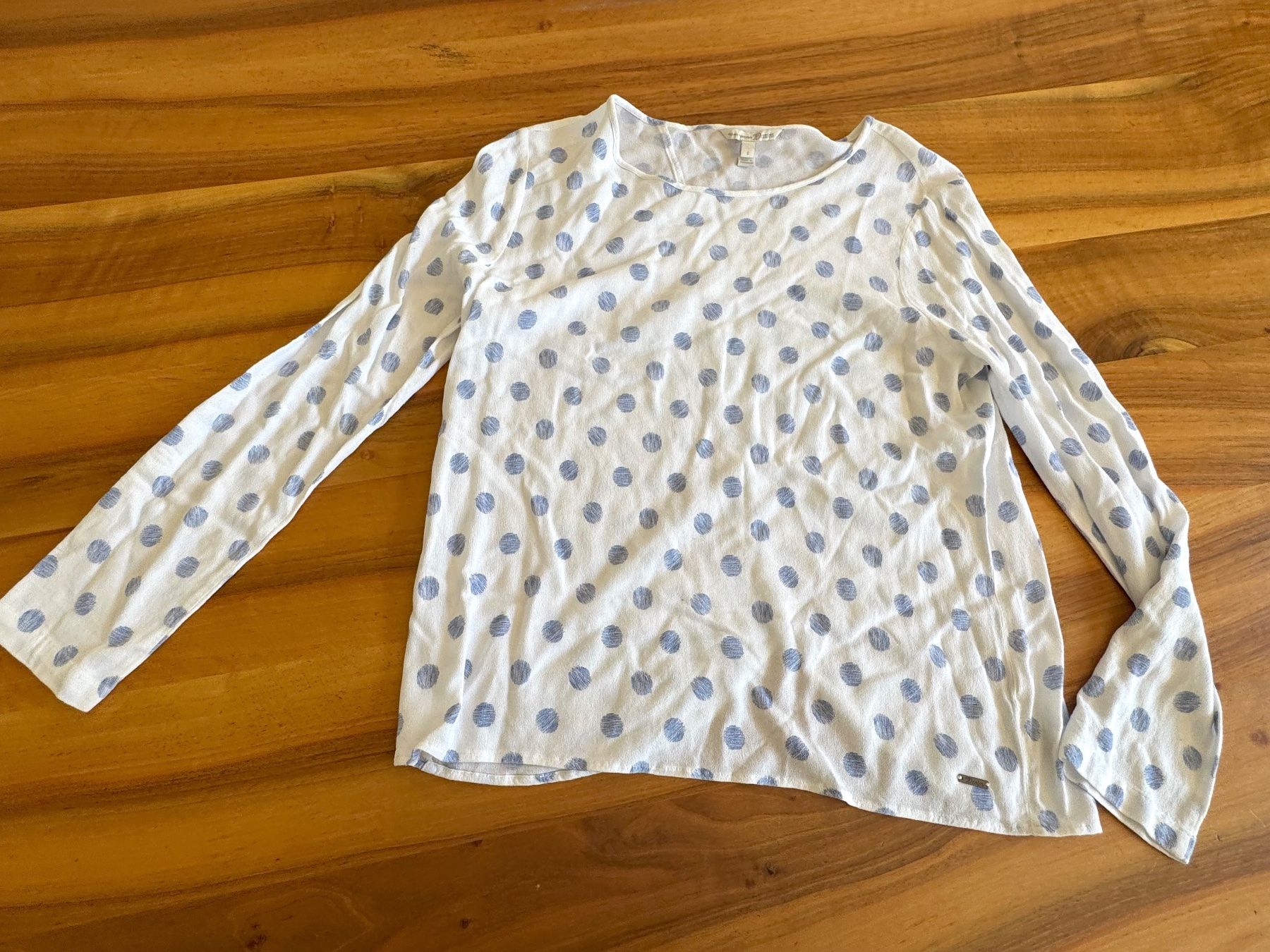 Tom Tailor Camicette: TOM TAILOR Bluse Blusenshirt mit Punkten, Grösse S – Usato da Meiringen venduto da tonicandgin