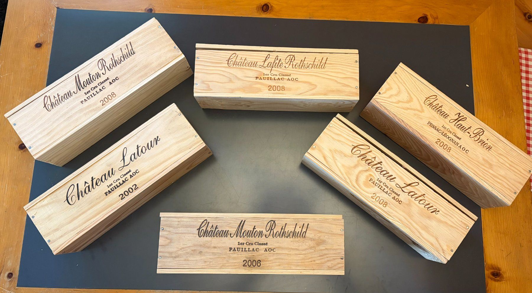 Altro: 6 Holz-Weinkistli – Usato da Brunnen venduto da Artemis53 1