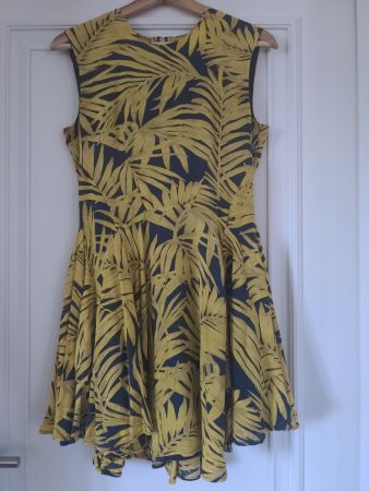 Jolie Robe d'été bleue & jaune