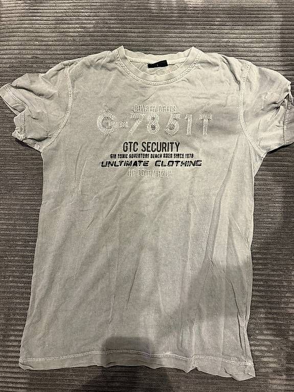 T-Shirts: Grafik-T-Shirt grau "GTC Security"  Gr. M – Gebraucht aus Augst BL von mar_sr5f