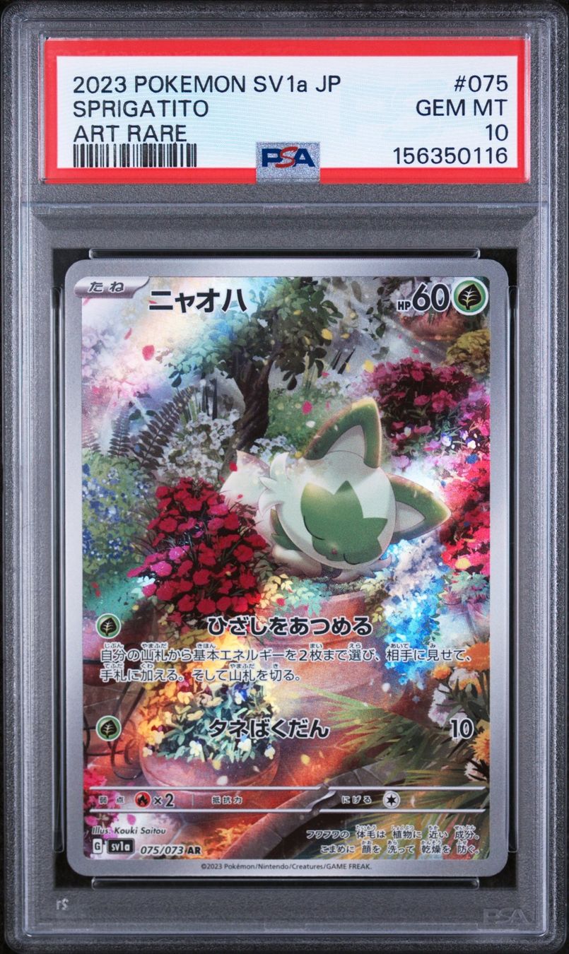 Pokémon Carte collezionabili: PSA 10 Sprigatito 075/073 JP – Usato da Obergerlafingen venduto da collector-shop.ch