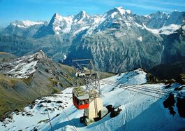 MÜRREN Luftseilbahn Schilthorn