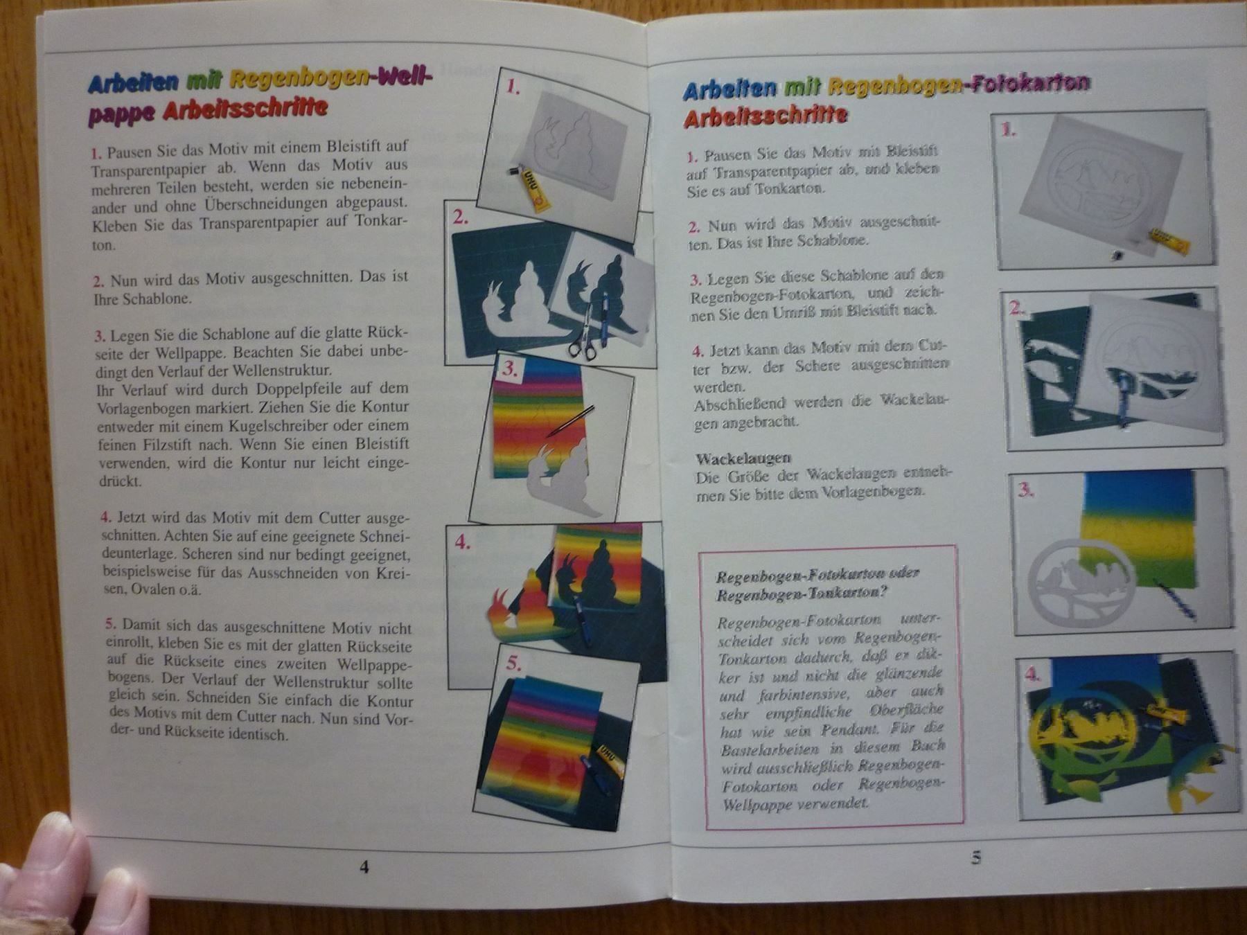 Bücher: Bunt wie der Regenbogen - Mit Vorlagen- Basteln – Gebraucht aus Wetzikon ZH von Libelle01 2