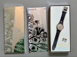 Swatch Bergstrüssli (1987) Komplettset mit Ohrsteckern