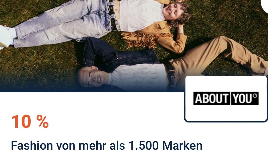Gutscheine: About You 10% Rabatt Gutschein – Neu und originalverpackt aus Zürich von Marcel_2202