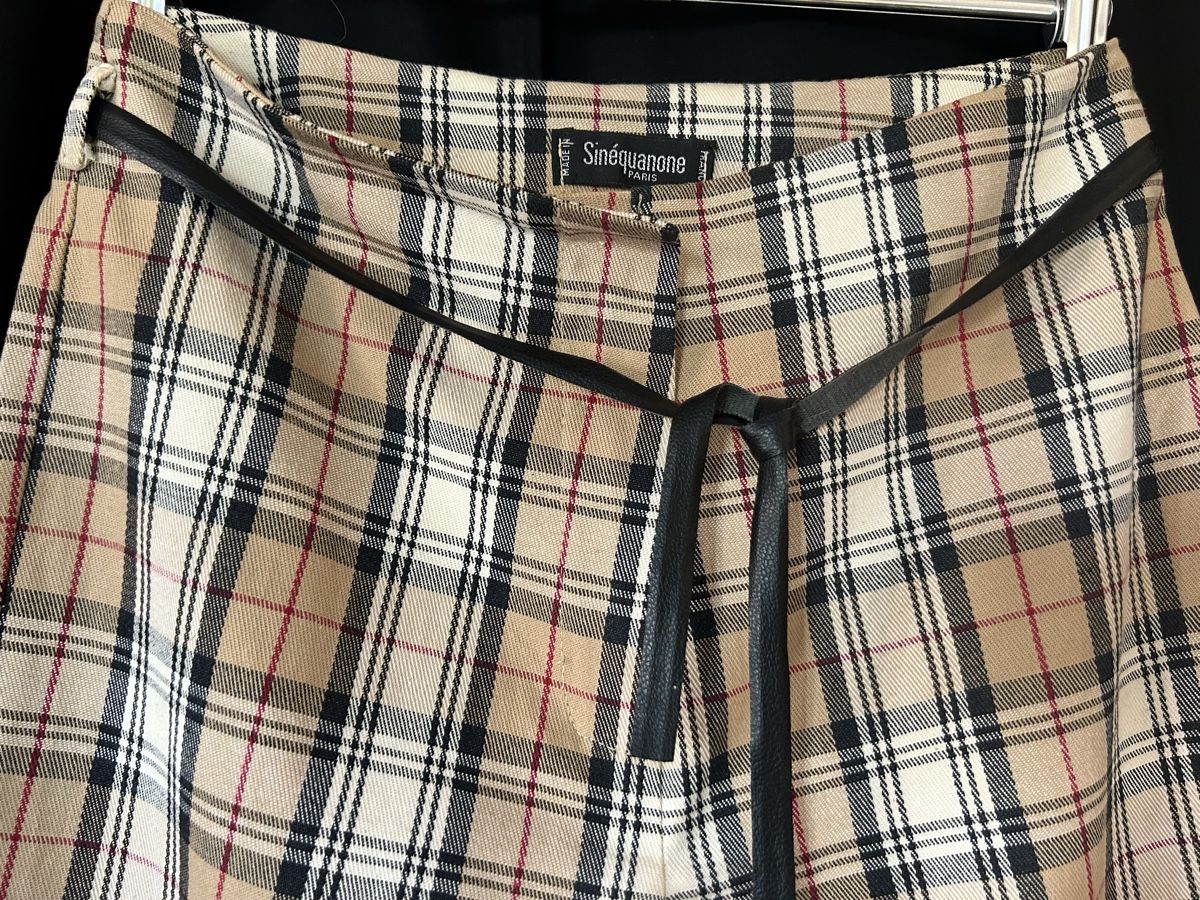 Pantaloni: Sinequanone Paris Trousers, size 36, checked pattern. – Nuovo (secondo la descrizione) da Zürich venduto da Mistral61 1