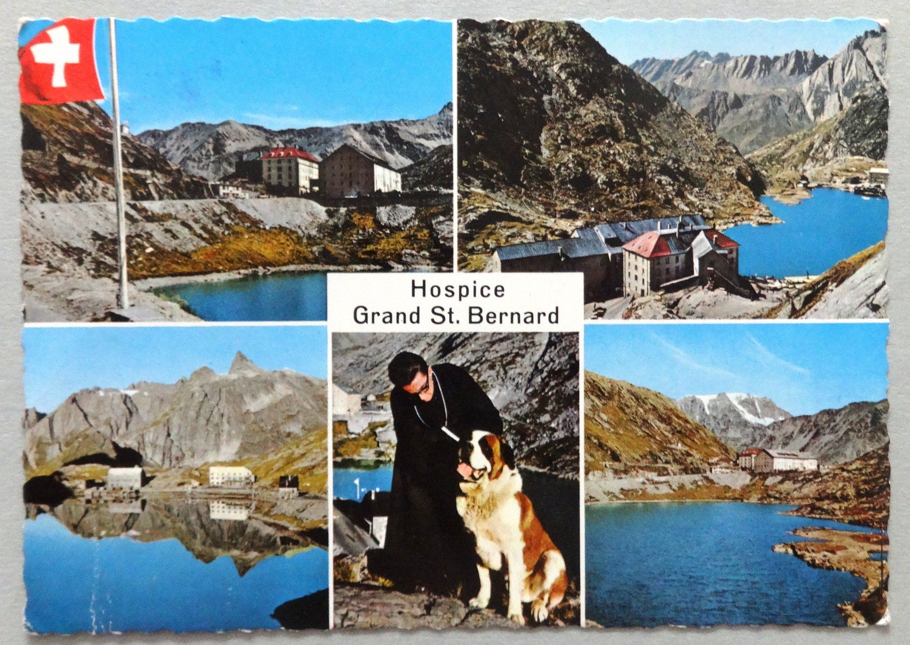 Cartoline postali: Hospice du Grand St. Bernard – Difettoso da Fétigny venduto da Billy2miny