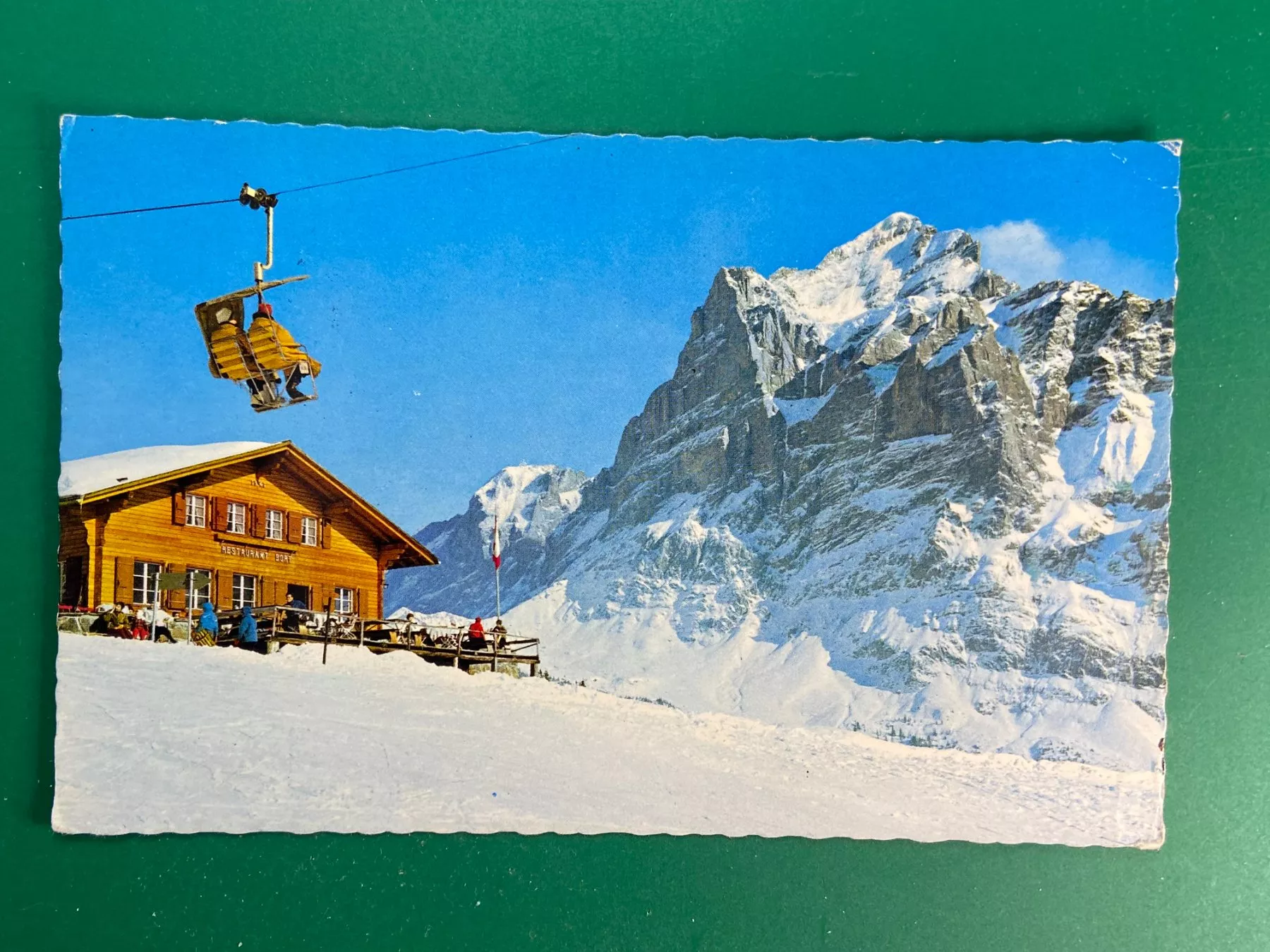Cartoline postali: Bergbahn Grindelwald-First – Usato da Steg VS venduto da danwer74