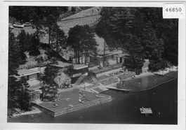 Flugaufnahme Gersau Strandbad - Photo: 90x120mm