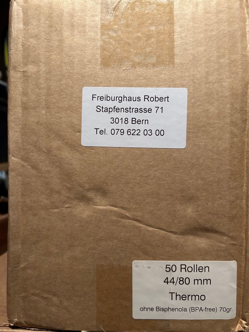 Sharp Kassen: Thermopapierrollen,Registrierkasse,Kassensystem,Kassenrollen – Neu und originalverpackt aus Bern von Friby3279 6