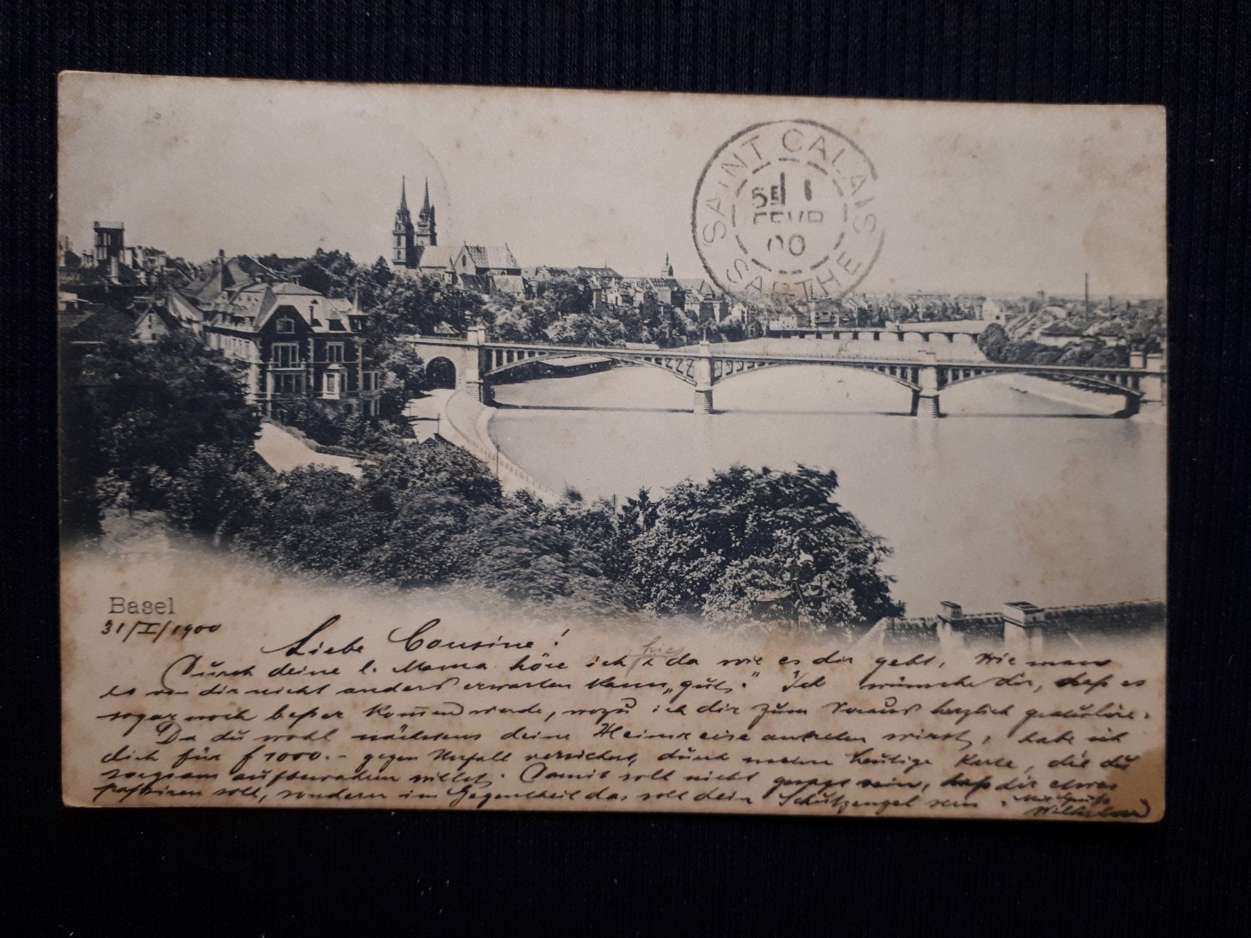 Ansichtskarten: BASEL 1900 – Gebraucht aus Ponto Valentino von giorgia06