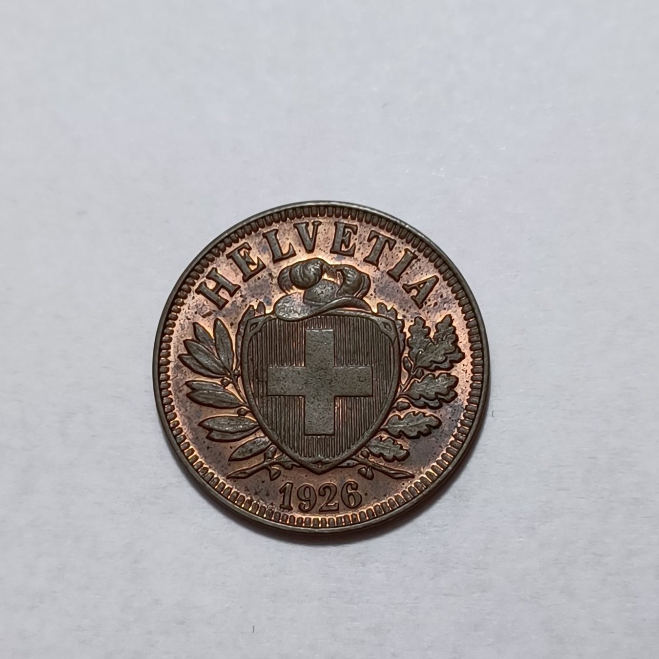 Tutti le monete: 2 Rappen 1926 stgl – Nuovo (secondo la descrizione) da Pfäffikon ZH venduto da Schweizer_Muenzen