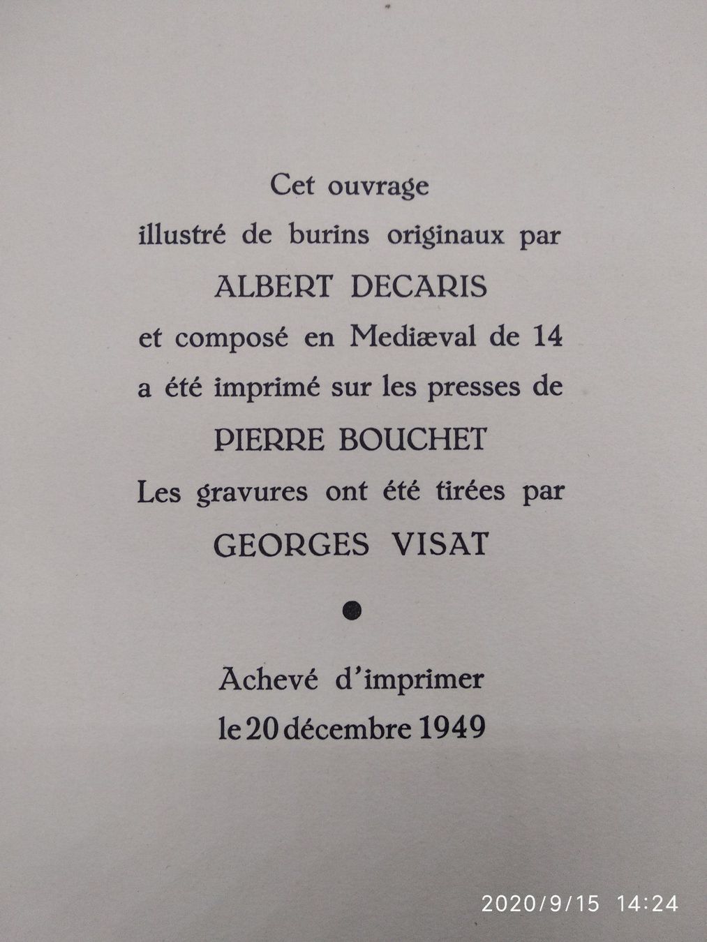 Posters & Illustrations: ALBERT DECARIS - JULES ROMAINS – D'occasion à Goldach par Gaip 8