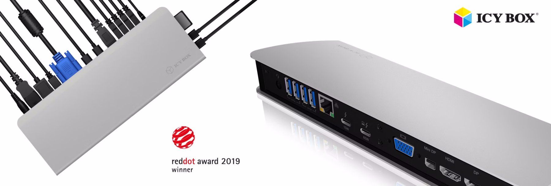 Docking station: Icy Box Thunderbolt™ 3 Docking Station – Usato da Schneisingen venduto da Sonoris 4
