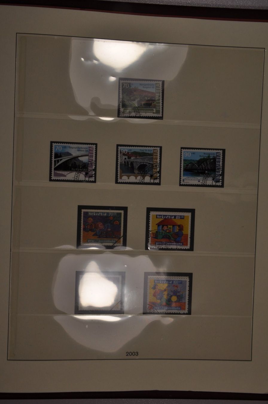 Tutti i francobolli: Sammlung Schweiz 1991-2003 meist gestempelt – Usato da Wolfhalden venduto da Zinauktion 9