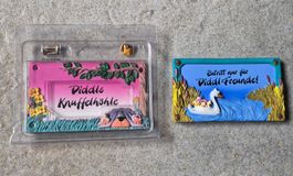 2 Diddl Türschilder Wandschilder, Rarität, 90er