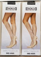 2 Paar Wolford Satin Touch Kniestrümpfe Gr. 35-38 NEU + OVP