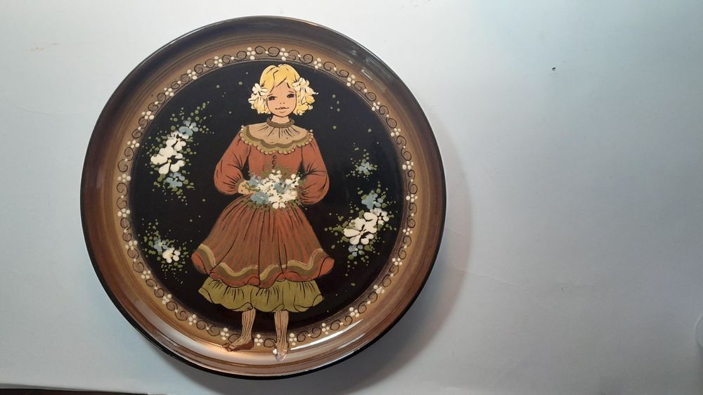 Vintage Keramik Wandteller / Teller / Rheinfelden Handarbeit Kaufen