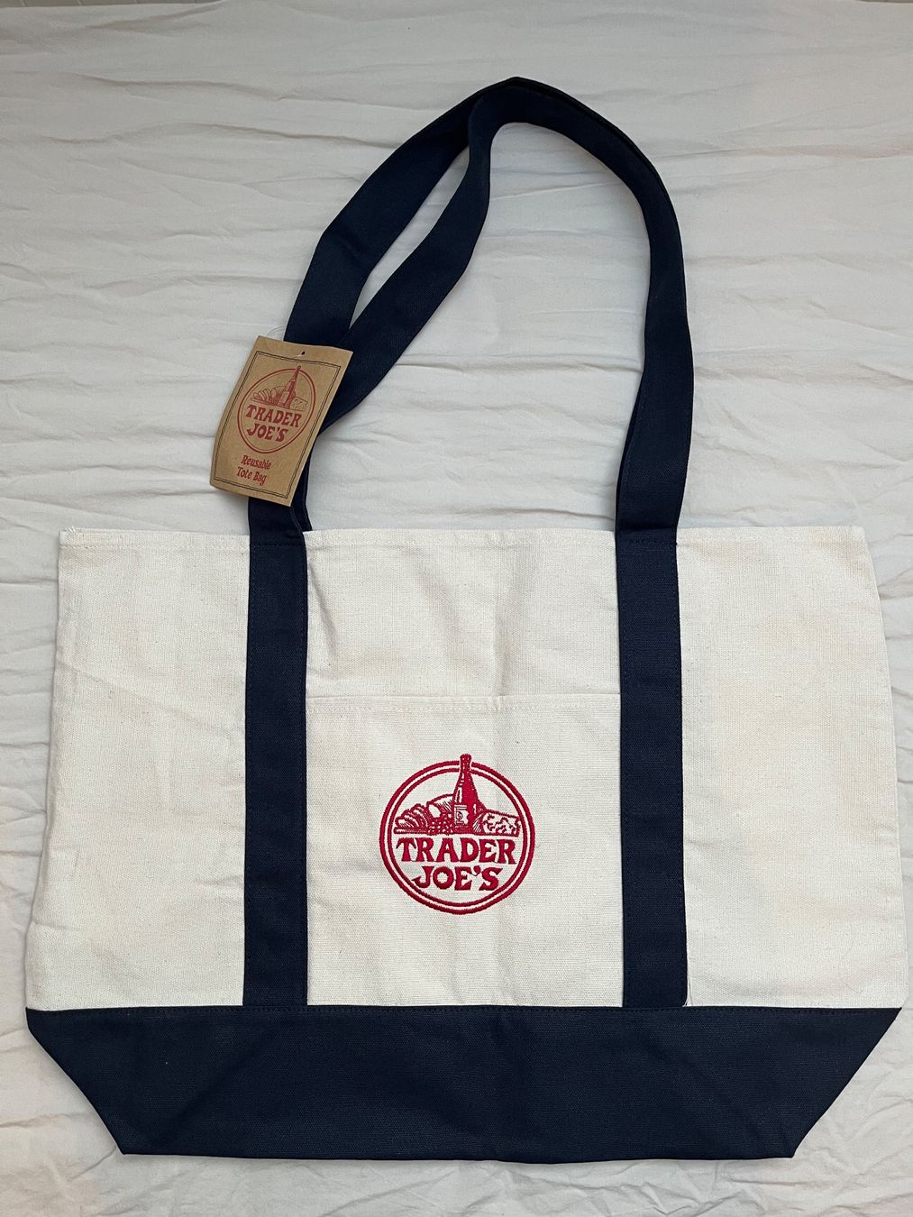 Trader Joes Large Tote Bag - Blue (Neu und originalverpackt) in Frick ...