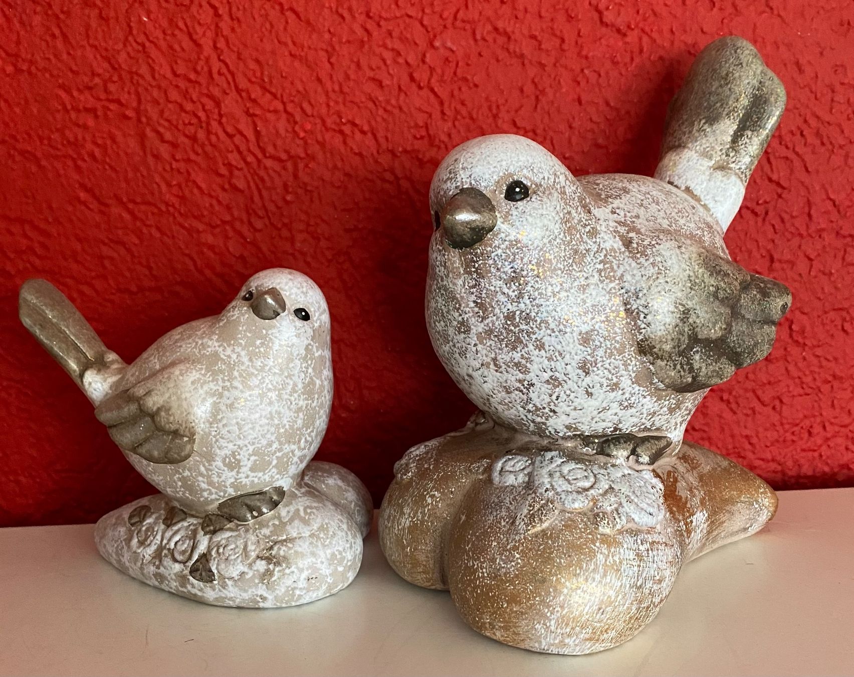 Statuette: 2er Set Dekorative Vogel Figuren – Nuovo e nell'imballaggio originale da Zäziwil venduto da meri79.