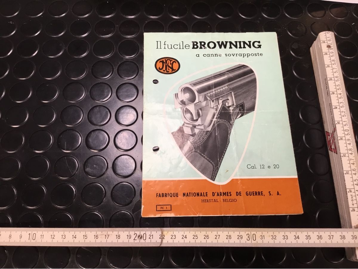 Libri: WAFFEN ANLEITUNG BROWNING CAL.12 E 20 – Usato da Cama venduto da anto_a