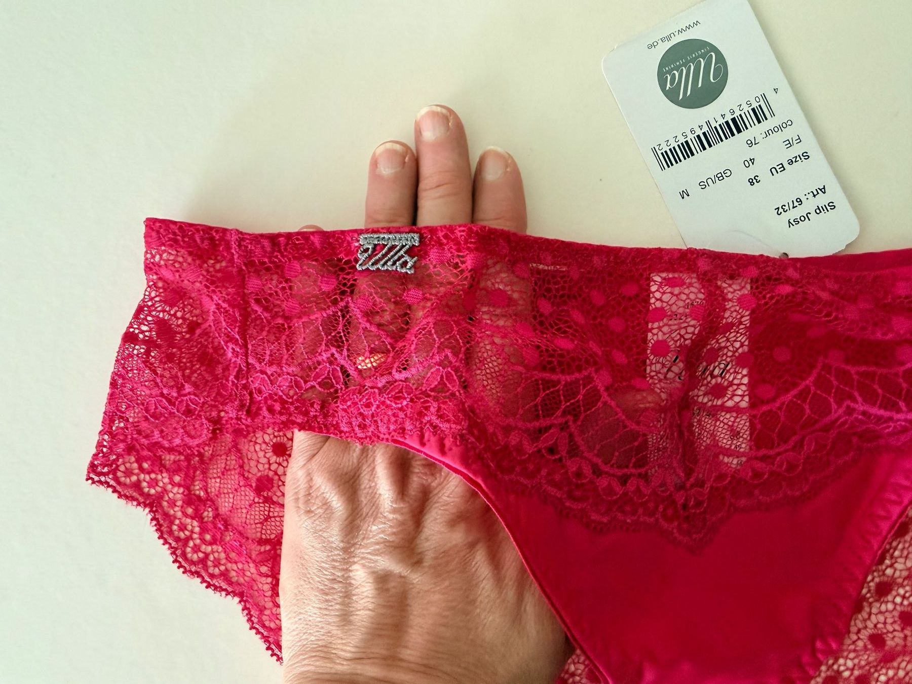Altra biancheria intima: ULLA, Slip JOSY, Grösse 38, Farbe Pink – Nuovo e nell'imballaggio originale da Rudolfstetten venduto da gst_g7xl 3