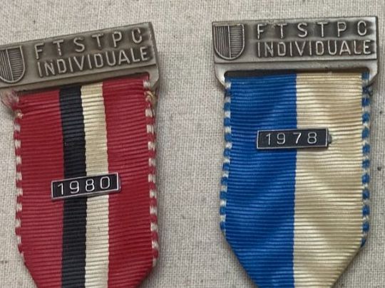 Medaglie: Ticino - medaglie - "FTSTPC - Individuale" – Usato da Sorengo venduto da 74in 3