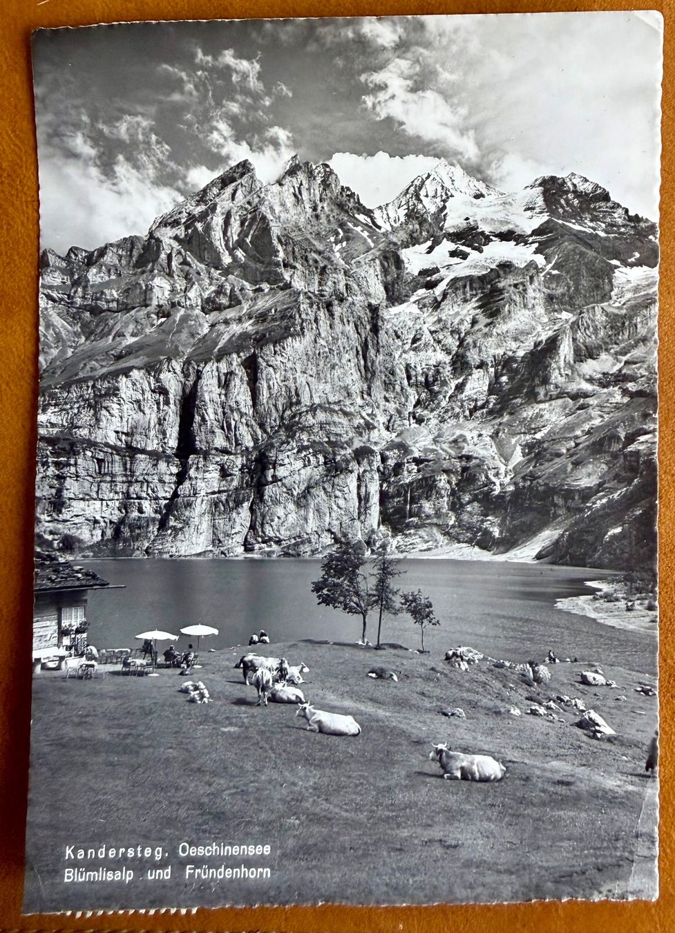 Cartoline postali: Oeschinensee  1966 – Usato da Lutry venduto da Ediego