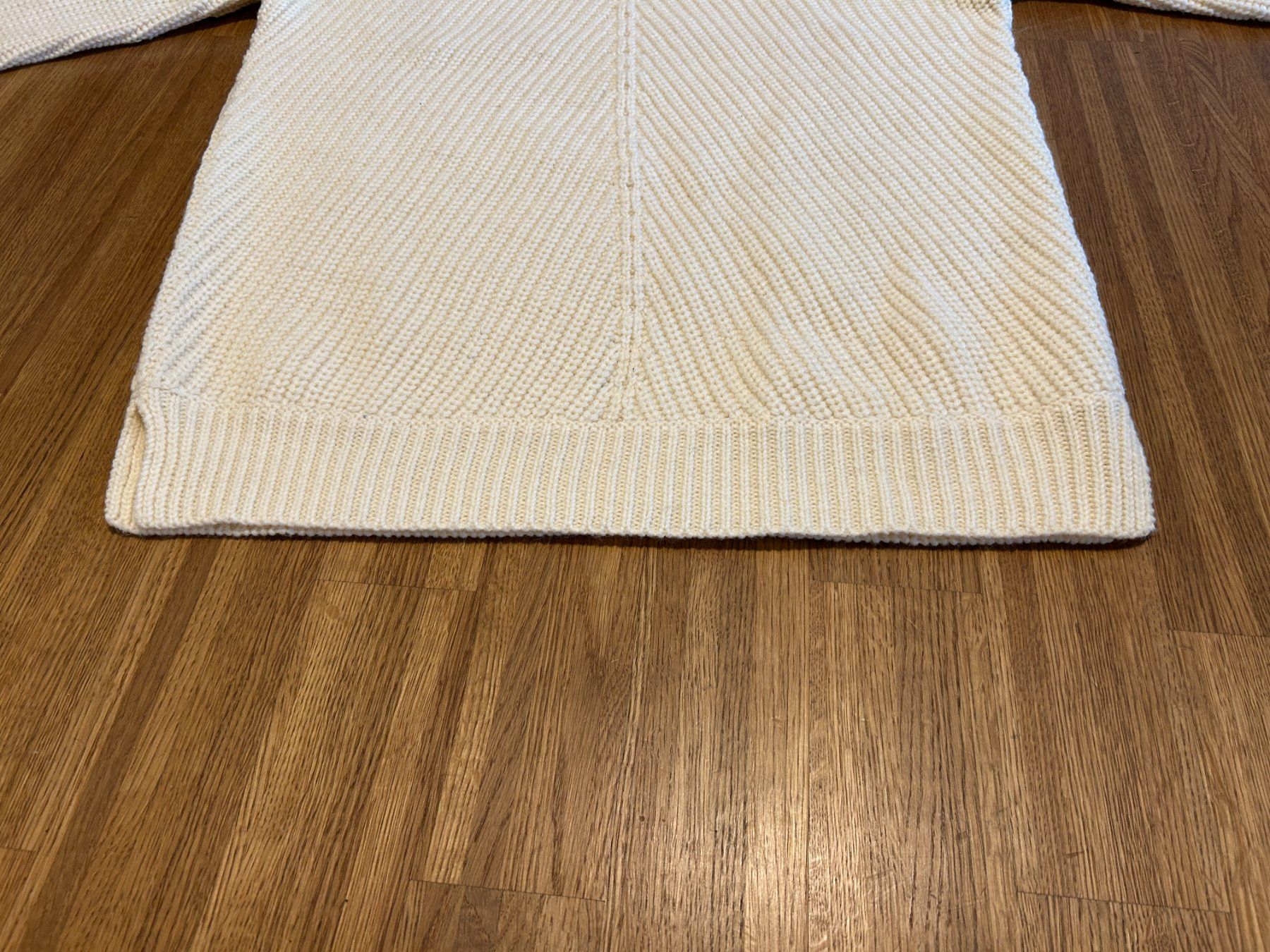 Maglioni & Felpe: Warmer & gemütlicher weisser Strickpullover Pull blanc chaud – Nuovo (secondo la descrizione) da Küsnacht ZH venduto da filo_fila8700 3