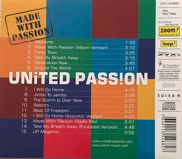 CDs: United Passion – Made with passion – Gebraucht aus Grüningen von azulverde 1