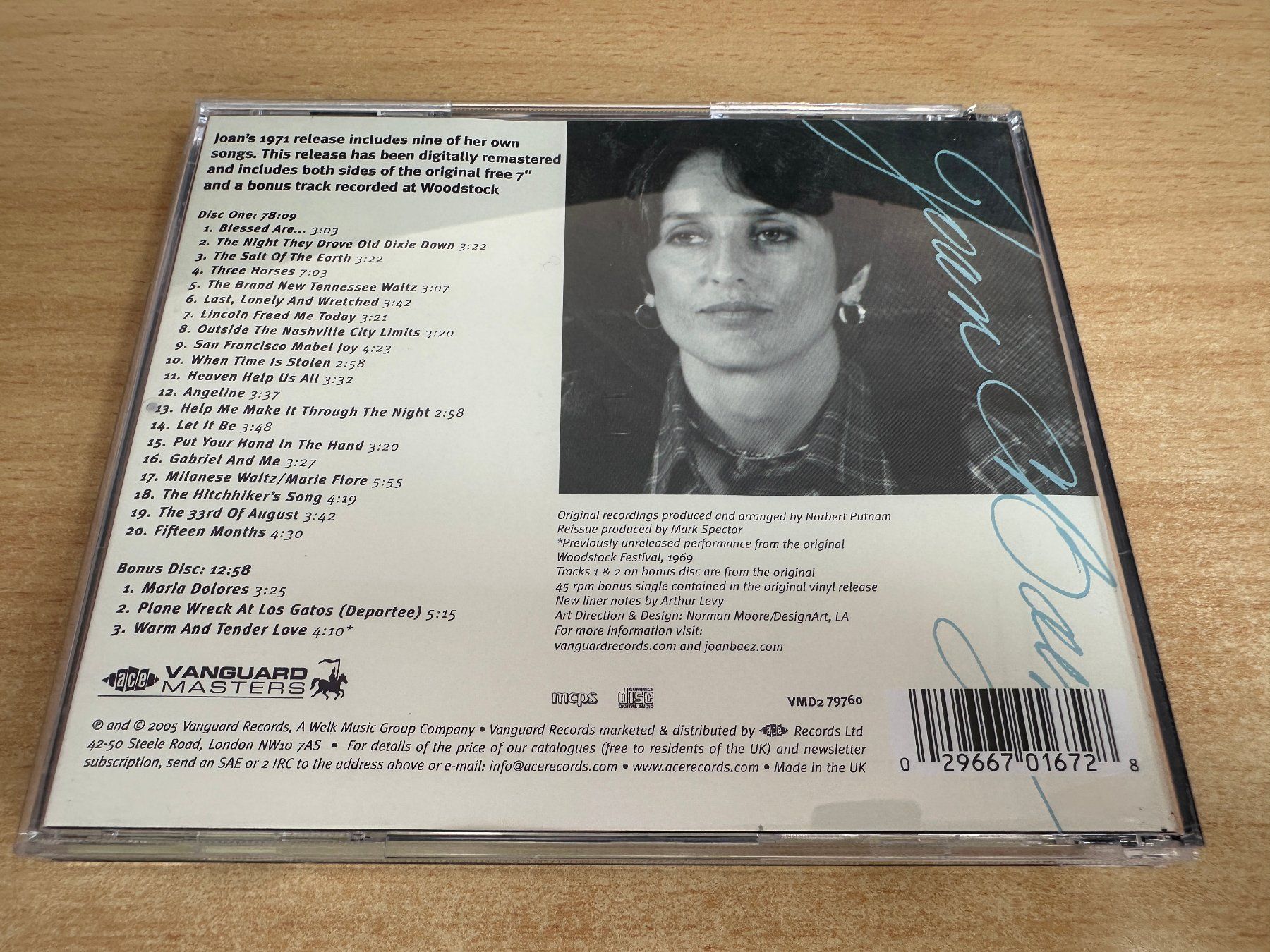 CD: X0 Joan Baez - Blessed Are... - 2 CD – Usato da Rikon im Tösstal venduto da Alpenmutz 1